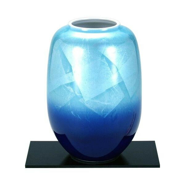 安いそれに目立つ 代引き不可 九谷焼 宗秀作 8号花瓶 銀彩 N169 08 新版 Quinoafoods Com