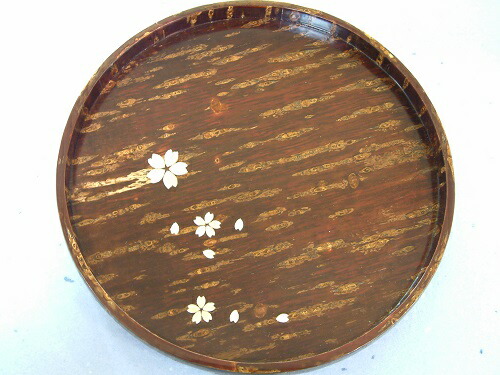 楽天市場】八柳 樺細工 丸茶盆 小 桜 : 秋田県物産振興会楽天市場店