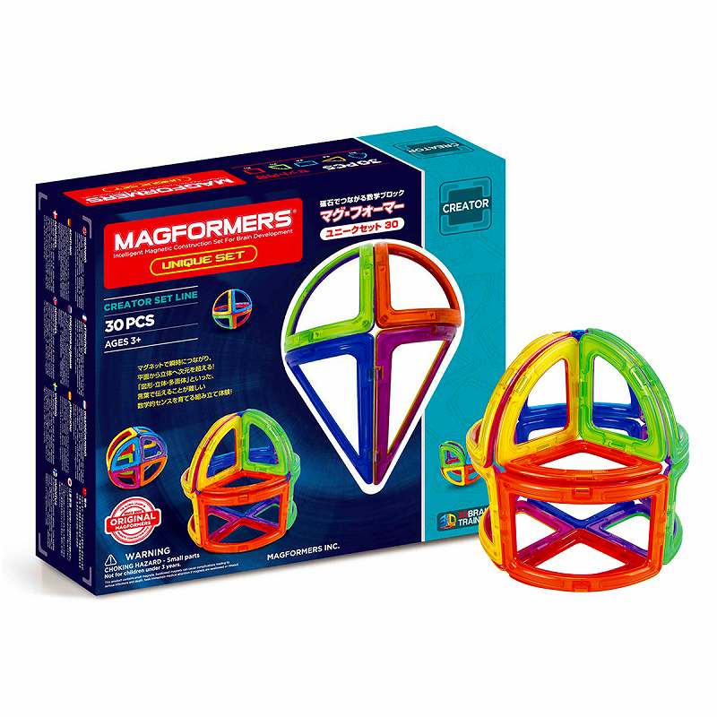 楽天市場 マグフォーマー ユニークセット ３０ピース ボーネルンド おもちゃの国 オズ