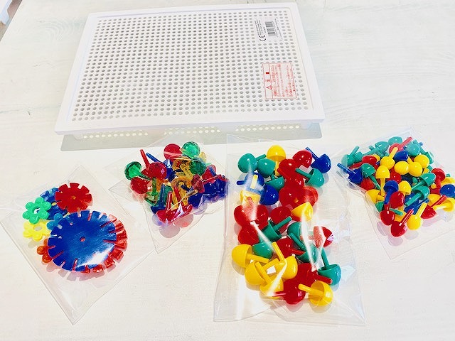 【メール便送料無料】LENAモザイク・お試しセット5(ボード・小、普通ステッキの大と中、透明ステッキの大、ロンディ、花はじき入り)