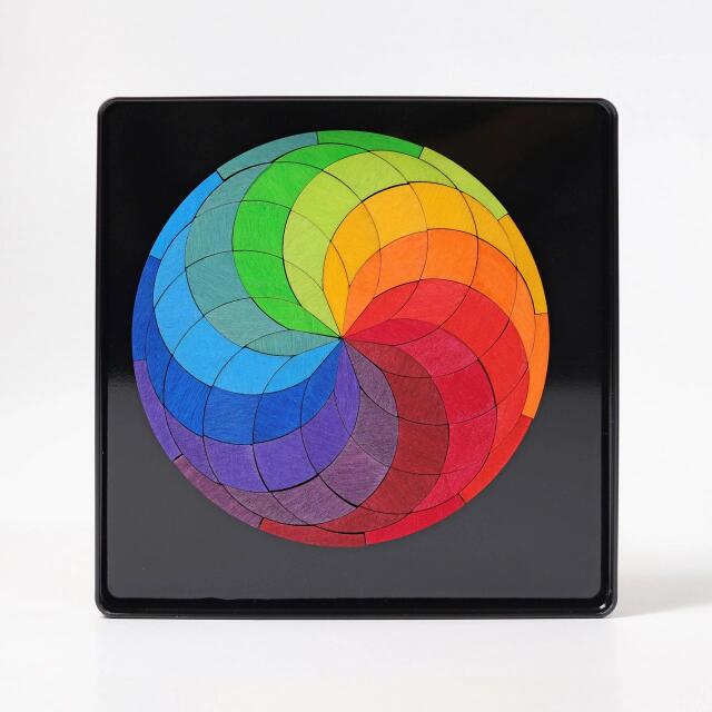 GRIMM’S　マグアート　スパイラル（マグネットパズル スパイラル）Magnet Puzzle Color Spiral【選べるラッピング無料】ドイツ　グリムス　正規輸入品