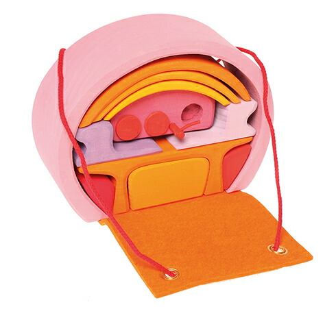 楽天市場】グリムス 小さなおうちの積み木 Small Houses, Handpainted