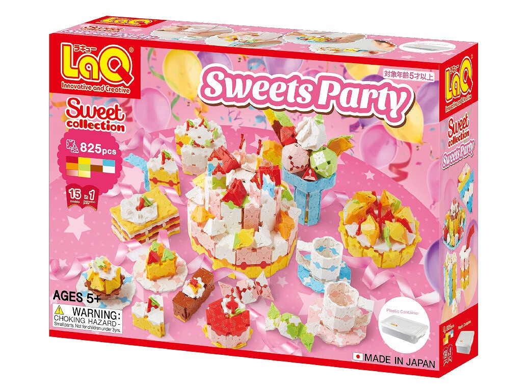 LaQgirls ケース&パズルセット　ラキュー女の子知育玩具 楽天市場】ラキュー 女の子 スイーツパーティ スイート