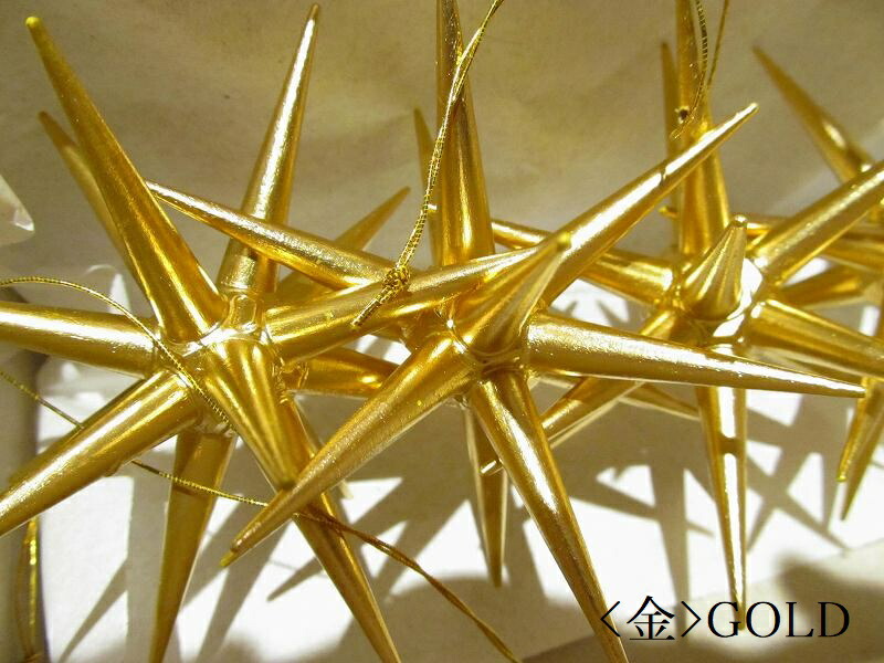クリスマスオーナメント星(大)木製(4個セット)クリスマスオーナメント木製エルツザイフェンクリスマスツリーオーナメントドイツニキティキ
