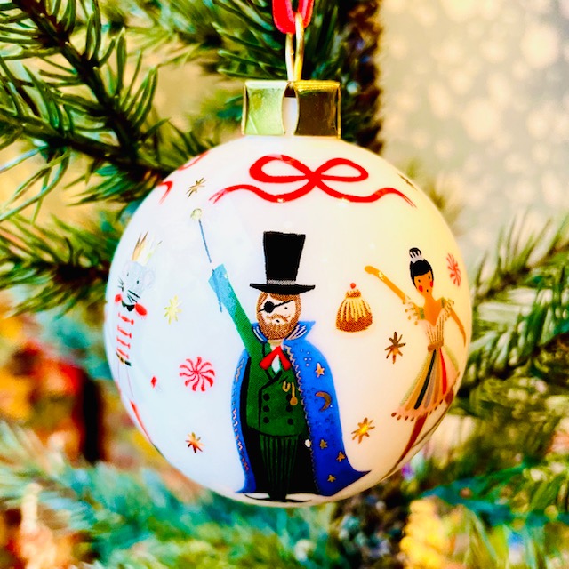 楽天市場】ガラス玉オーナメント 虹色 57mm クリスマスツリー