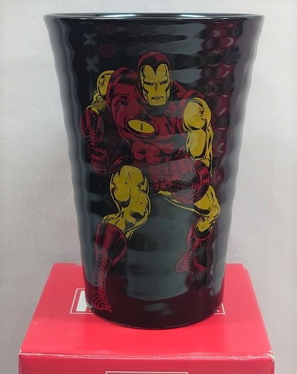 タンブラー アイアンマン SAN-2627-1 MARVEL IRON MAN タンブラー 磁器 【※パッケージ傷みあり】画像