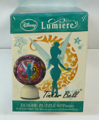 楽天市場 光る球体パズル パズランタン ティンカーベル 60ピース やのまん 03 407 お宝 レア物専門 おもちゃ屋