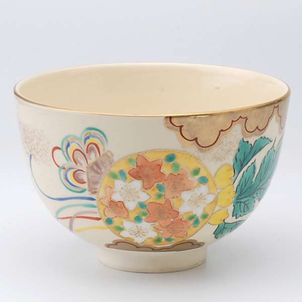 【未使用】京焼 清水焼 陶あん窯 抹茶碗 花結晶(瑠璃) Amazon｜京焼 清水焼 陶あん窯 平抹茶碗 花結晶(瑠璃) kta539