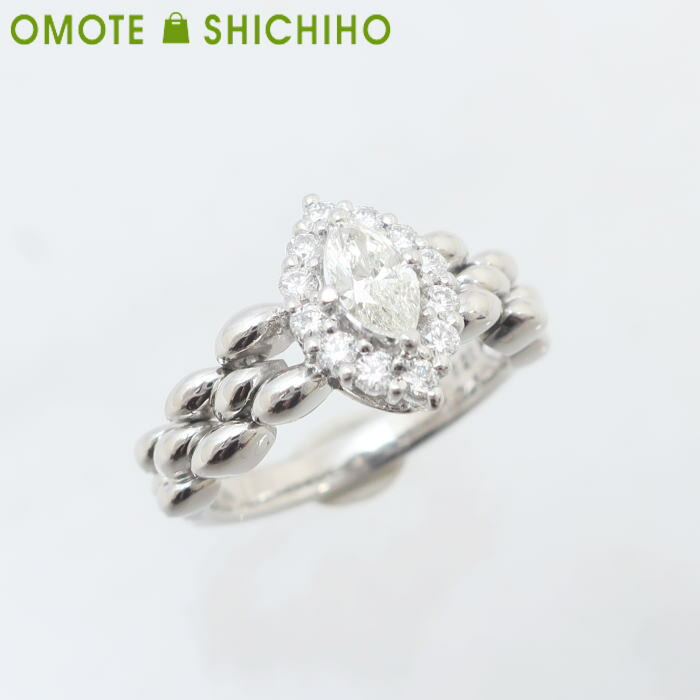 楽天市場】Pt900 マーキスダイヤモンド リング【0.44ctUP】ジュエリー