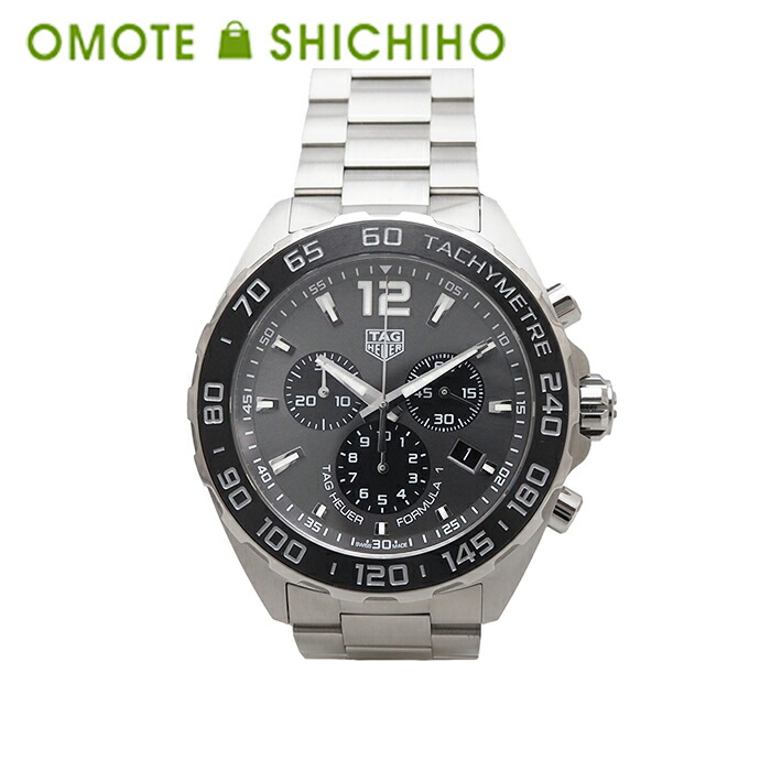 TAG Heuer タグ ホイヤー フォーミュラ1 クロノグラフ 43mm ステンレス スチール クォーツ 電池式 防水 シルバー ブラック CAZ1011.BA0842 時計 腕時計 メンズ 美品【中古】|おもて質舗