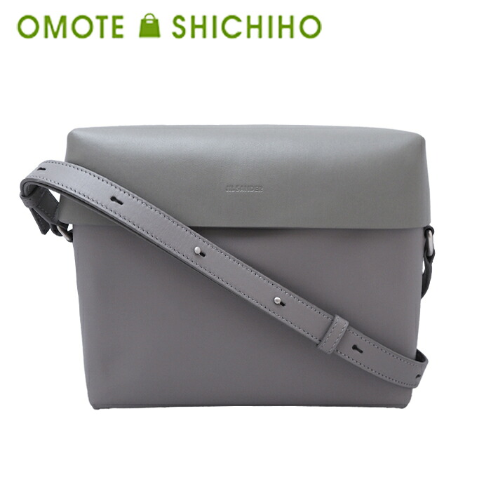 【大売り出し！】【未当て嵌める品】 Jil Sander ジルサンダー ショルダーバッグ クロスボディバッグ 子ウシ なめし革 J25WG0008 薄墨色 薄墨色 メンズ レディース168,000円→128,000円に割り引きしました！【中古】