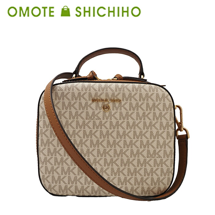 【未当て嵌める品】MICHAEL KORS マイケル教科課程 2way ハンドバック ショルダーバッグ MK書き判 PVC なめし革 白いこと 赤銅色 32T2GT9C2B とっ始め手持ち部分 Jet Set 並み並み ロゴタイプ 差し交わす上半身 レディース 春【中古】