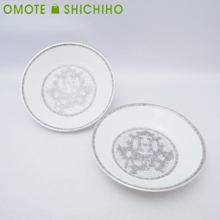 HERMES チェーンモチーフ 陶器の皿 HERMES チェーンモチーフ皿 陶器製 新品未使用