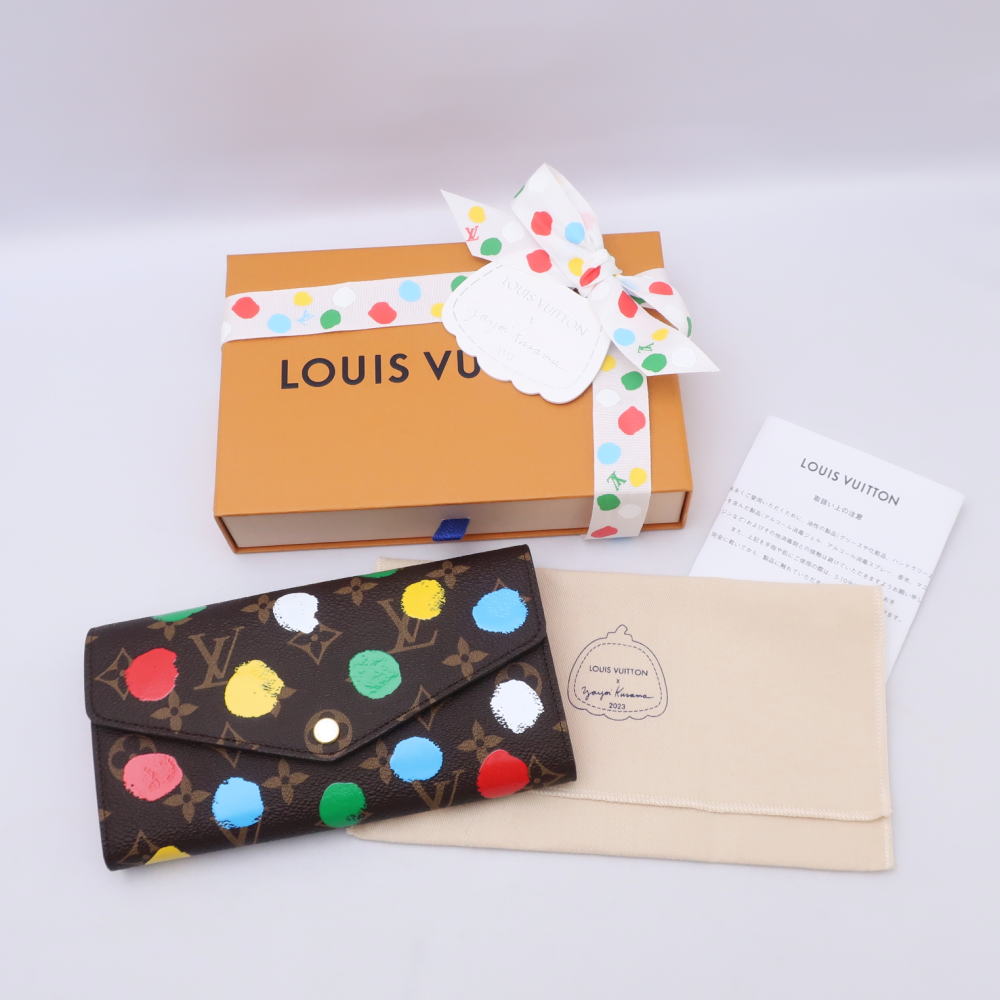 Louis Vuitton ルイヴィトン LV×YK ポルトフォイユ・サラ NM 長財布