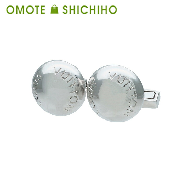 Louis Vuitton ルイヴィトン カフス ブトン ドゥ マンシェット クルー ダミエ ケース付き Ag 925 シルバー SV M30986 アクセサリー ジュエリー メンズ 美品【中古】|おもて質舗