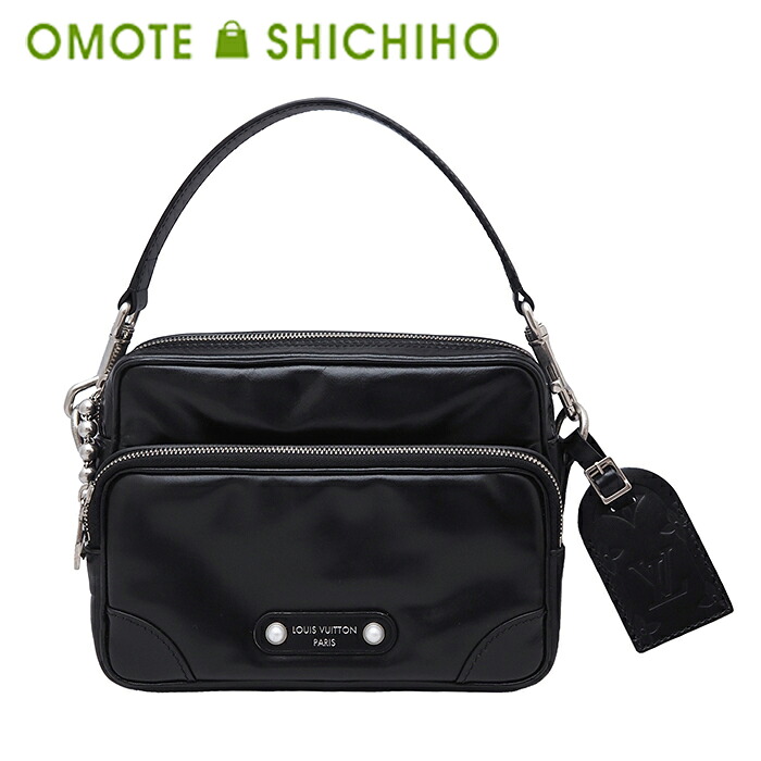 Louis Vuitton ルイヴィトン ナイル  2way ハンドバック ショルダーバッグ 子ウシ なめし革 ノワール 黒いこと 黒 M13987 集積回路 メンズ レディース 美品【中古】