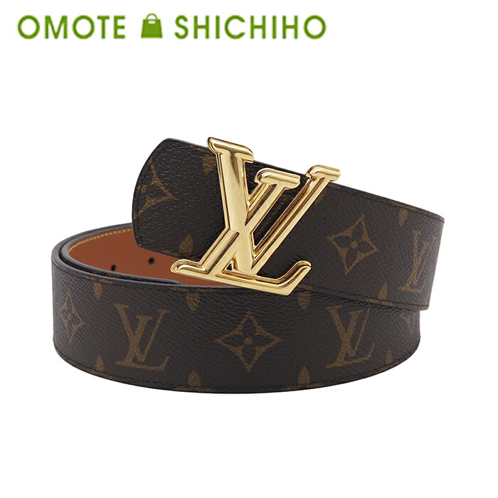 【大売り出し！】Louis Vuitton ルイヴィトン 胴締め LV 大きさ 40MM リヴァーシブル 85糎 モノグラム なめし革 赤銅色 赤銅色 ゴールド金具 M8845V メンズ レディース 89,800円→79,800円に割り引きしました！【中古】