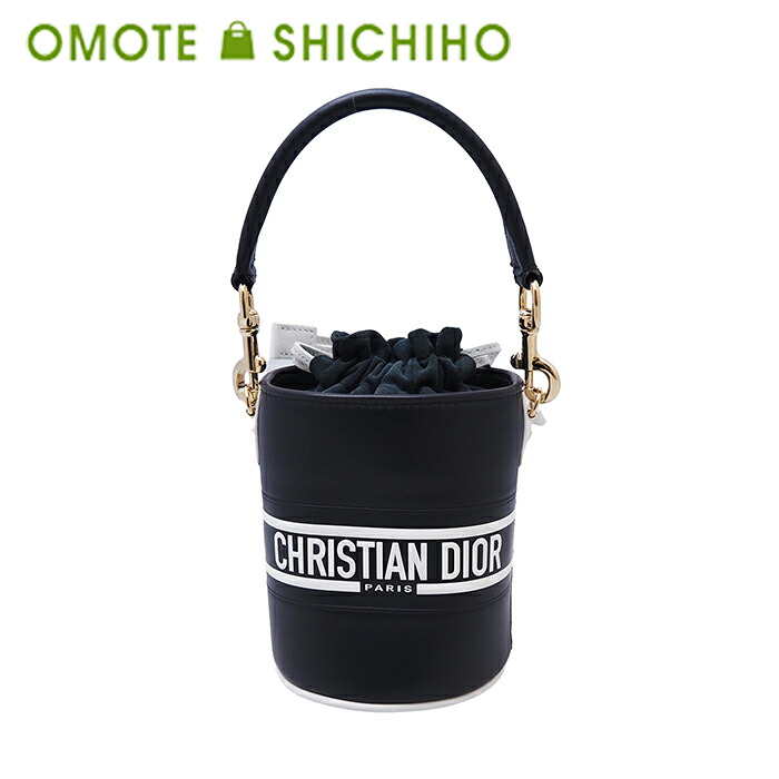 【未当てはめる品】 DIOR クリスチャンディオール ヴァイヴ マイクロ 井戸釣瓶 2way ミニ 御徒面子 ハンドバック ショルダーバッグ カーフレザー 米国海軍 S6250OSGQ レディース【中古】
