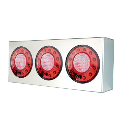 メーカー直送 ジェットイノウエ JTL-1103 LED丸型３連テールランプ小型 つらいちタイプ 525697 ※代引・返品不可