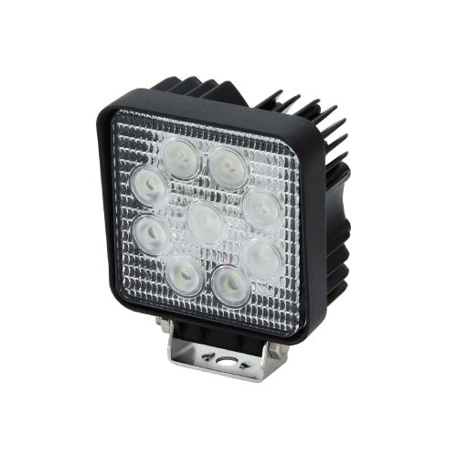 メーカー直送 ジェットイノウエ WL-03 LED9ハイパワーワークランプ 角型27W 526804 ※代引・返品不可 5,433円