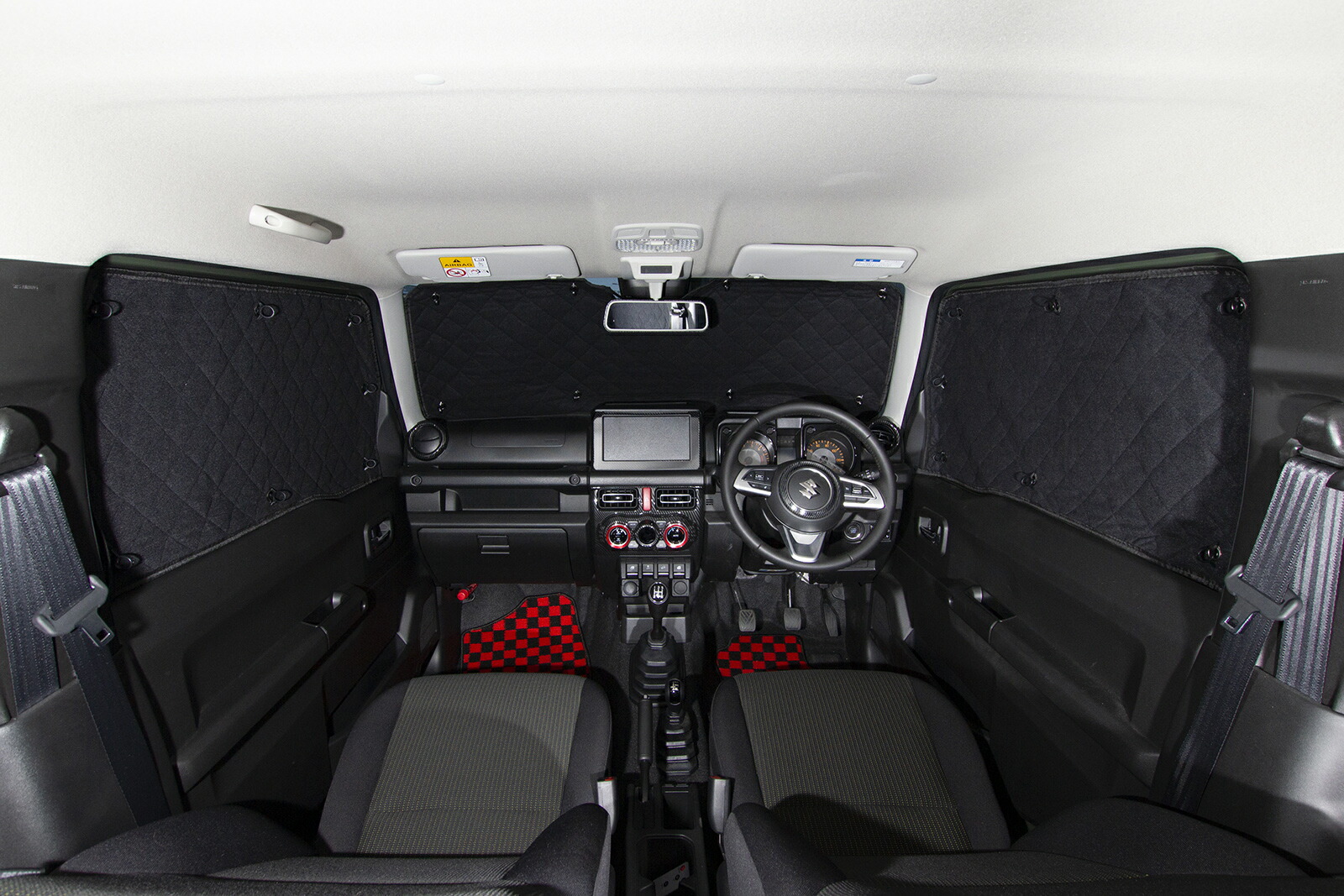 メーカー直送 モーターファーム 新型ジムニー JB64/JB74 サンシェード 6P ※代引不可・返品不可