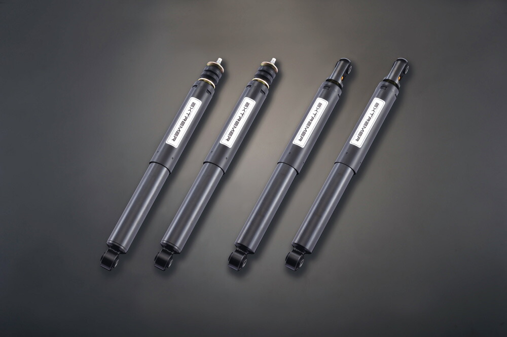 メーカー直送 モーターファーム JB23/33/43 EXTREMER BLACK ロングショックアブソーバー 15段 2インチUP用 ※代引不可・返品不可
