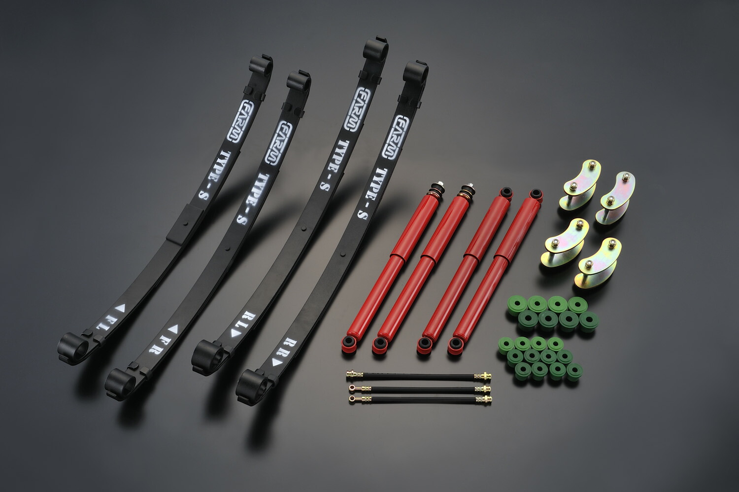 楽天市場】ジムニーJA11用 アピオ製 テーパーリーフスプリングやわら