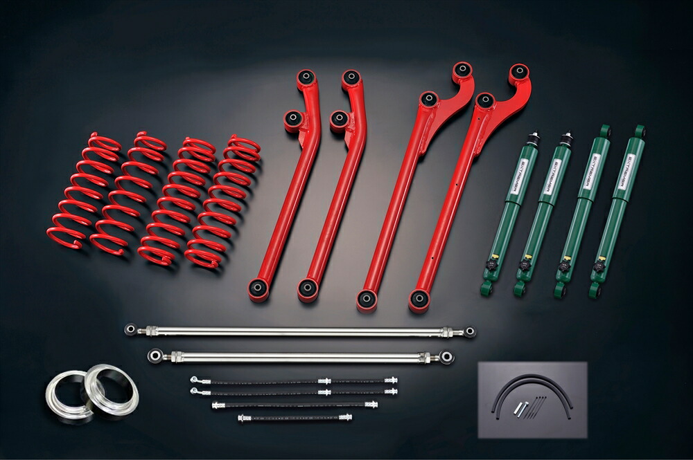 メーカー直送 モーターファーム FARM サスペンションセット 新型ジムニーシエラJB74【 SSPROEX セット 2インチ 】 ※代引不可・返品不可
