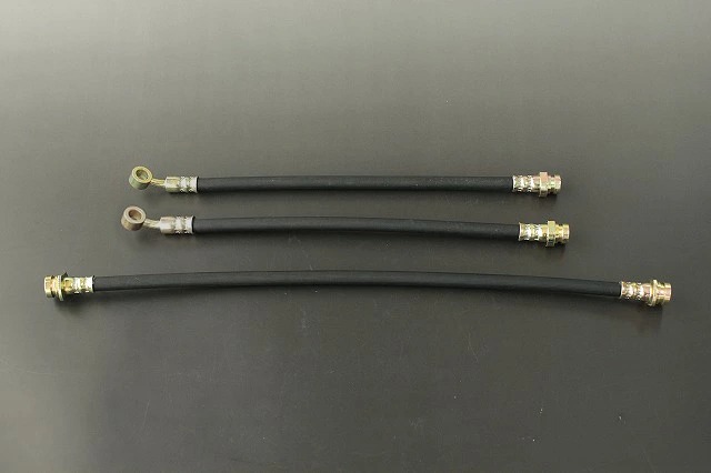メーカー直送 モーターファーム ＳＪ３０後期 /ＪＡ７１前期　 50ｍｍロングブレーキホース　SET ※代引不可・返品不可