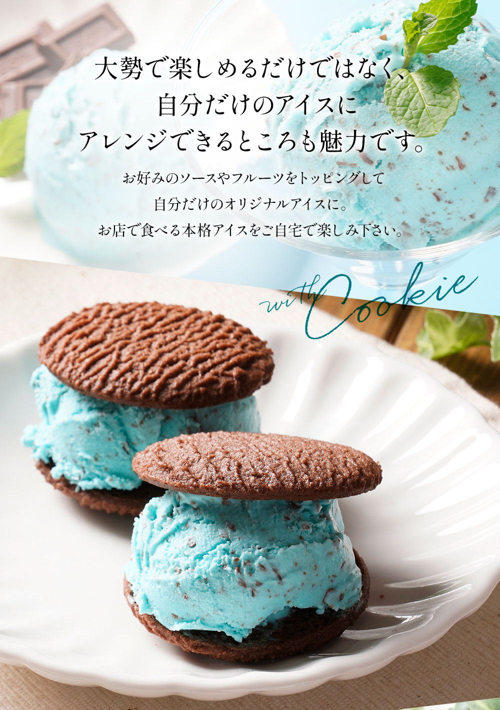 チョコミントアイス タカナシ チョコミント2リットル | チョコ
