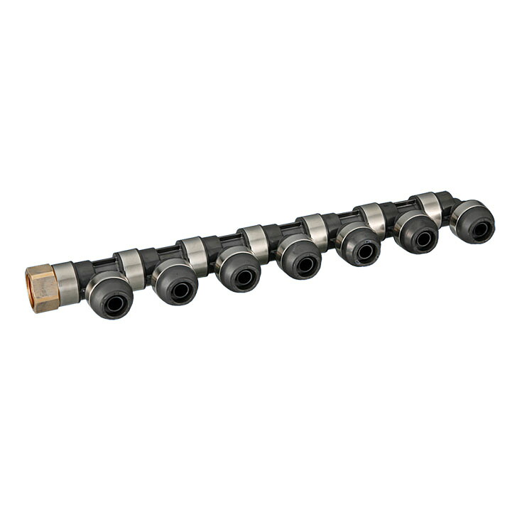 オンダ製造所 WH1-5E08 回転させる見出し IN側Rc3/4×1口 OUT側13A（PEX・PB）×7口 ダブル鍵を掛ける合わせ目