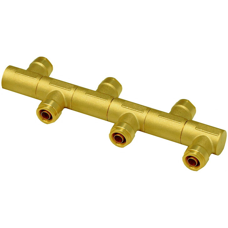 オンダ製作所　WRH13-1306-S　回転ヘッダー　IN側Rc3/4&times;1口　OUT側13A（PEX・PB）&times;6口　ダブルロックジョイント｜オンダ製作所　店