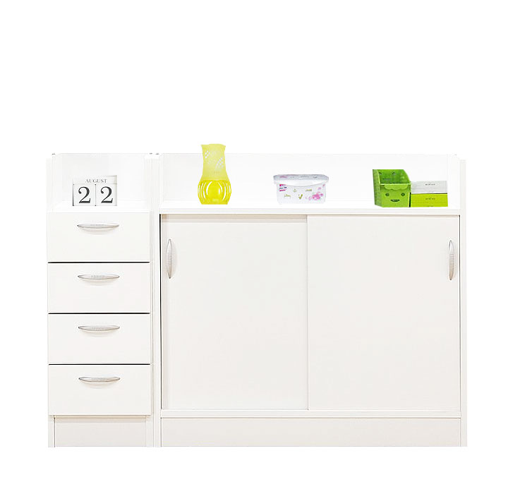 トイレ収納 洗面所収納 サニタリー収納 キャビネット 薄型 奥行25cm 引き戸 幅90cm 完成品 トイレットペーパー 収納 棚 ラック カウンター 下収納 ミニ食器棚 コンパクト 高さ85cm ロータイプ スライド おしゃれ シンプル ホワイト 白 激安 セール 大川家具 送料無料