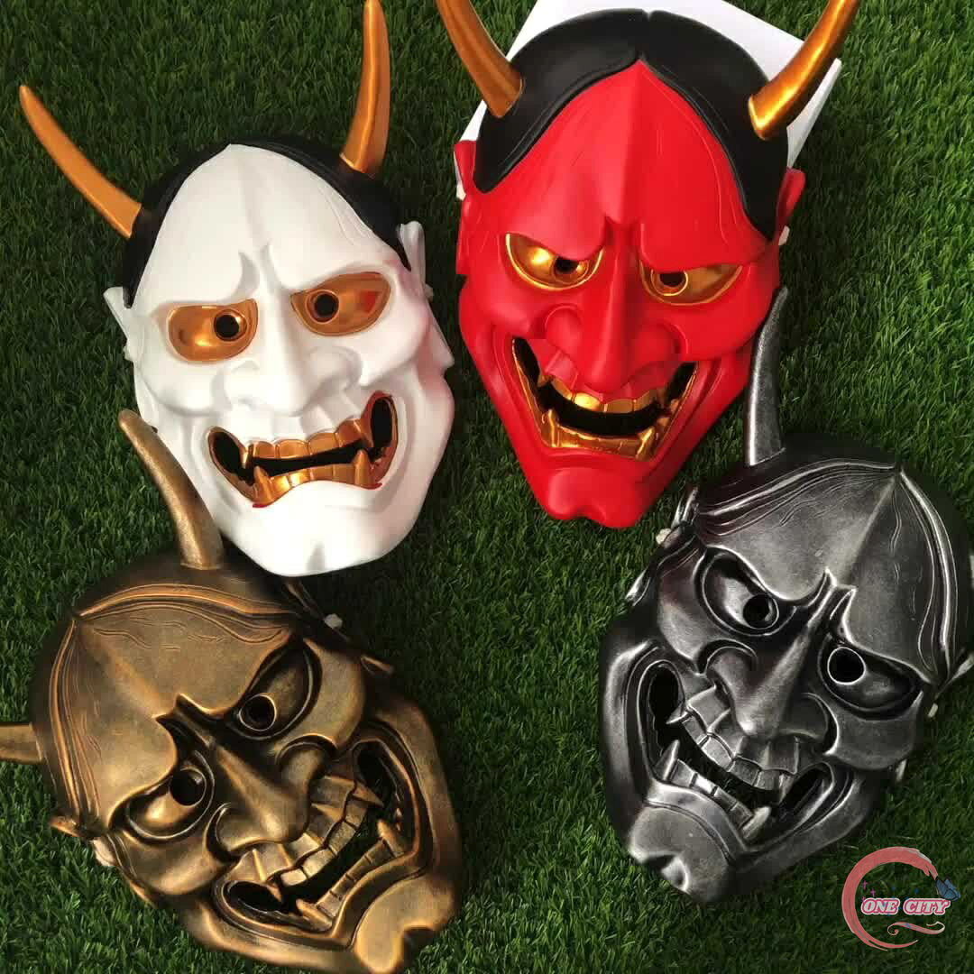ハロウィン 般若 お面 樹脂 マスク コスプレ お祭 cosplay 仮装パーティ コスチューム 変装グッズ お祭り 面白い 新作