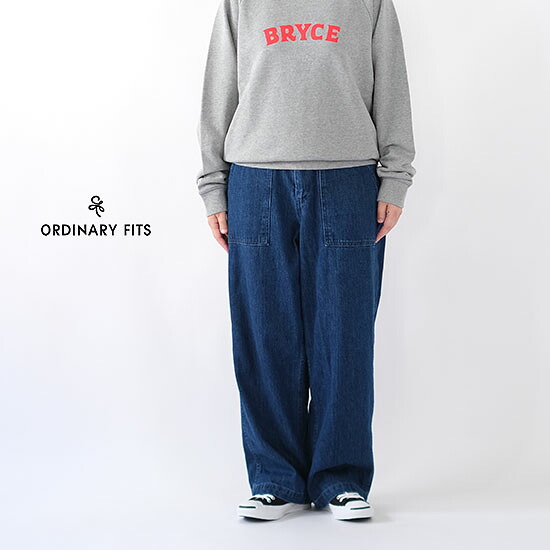 オーディナリーフィッツ ordinary fits ジェームス ファティーグ デニム ユーズド JAMES FATIGUE DENIM USED 101J-01＊送料無料＊《即日発送》