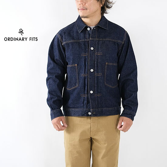 オーディナリーフィッツ ordinary fits メンズ デニム ジャケット ワンウォッシュ 2ND DENIM JACKET TYPE 2ND ONE WASH 013OW＊送料無料＊《即日発送》