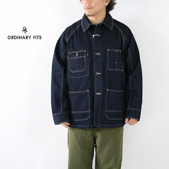 オーディナリーフィッツ ordinary fits メンズ US 取りまかなう櫂 ワンウォッシュ US COVERALL ONE WASH 015OW ジーンズ ユニ一発やる＊貨物輸送無料＊《即日送りとどける》