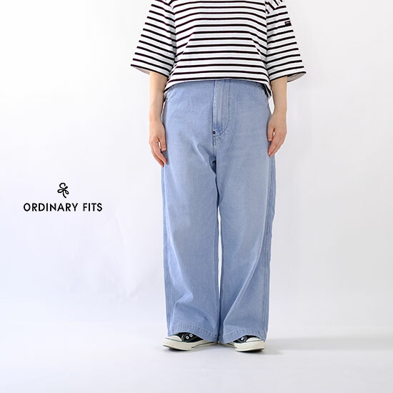 オーディナリーフィッツ ordinary fits レディース BELL PANTS BLEACH 呼びりんズボン下 ブリーチ ジーンズ 180BL ユニ一発やる＊貨物輸送無料＊《即日送りとどける》2026\u0027春夏