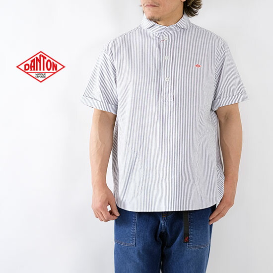 DANTON ダントン レディース オックスフォード バンドカラー