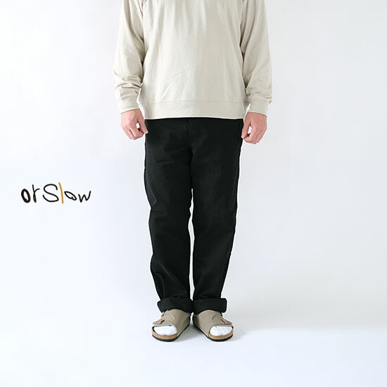 オアスロウ orSlow メンズ フレンチ ワーク パンツ ユニセックス ブラック FRENCH WORK PANTS 03-5000-61＊送料無料＊《即日発送》2026'春夏