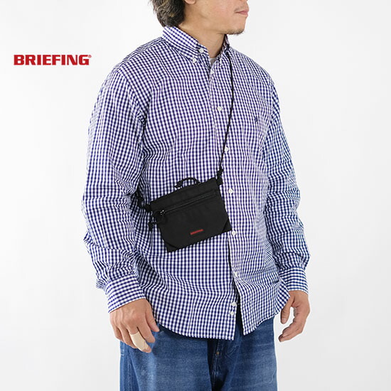 ブリーフィング BRIEFING W ZIP PURSE BLLST ダブル ジップ パース ショルダーバッグ ミニバッグ*送料無料*《即日発送》