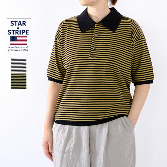 スターアンドストライプ STAR\u0026STRIPE 間借り人 スポーツシャツ POLO SSMD-199《即日送りとどける》＊貨物輸送無料＊2026\u0027春夏