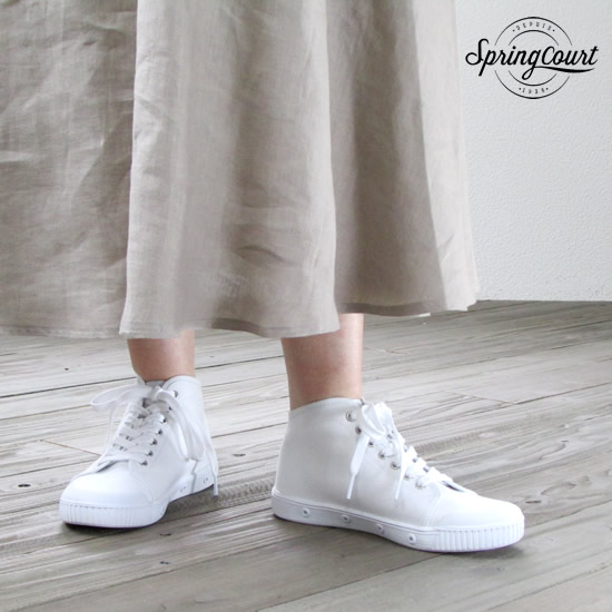 大流行中 楽天市場 Spring Court スプリングコート レディース キャンバス ハイカットスニーカー B2s V1 Canvas 送料無料 即日発送 Ydkg Ms あす楽対応 Oneday Online Shop 超美品 Fcipty Com