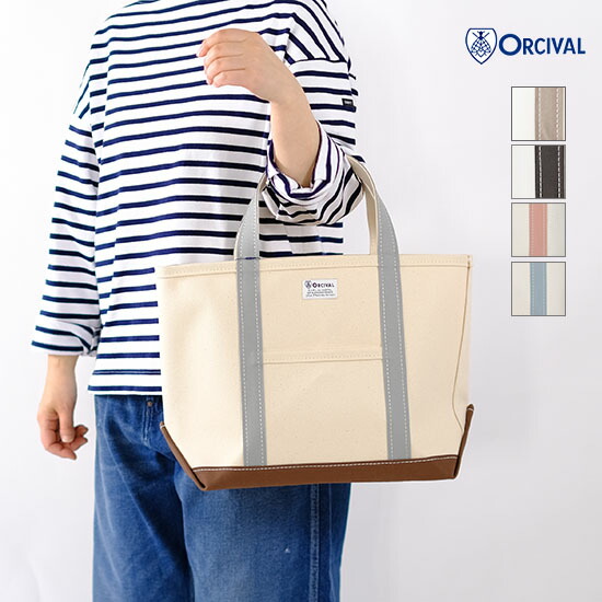 オーシバル ORCIVAL キャンバス トートバッグ 中 OR-H0284 KWC オーチバル ＊送料無料＊《即日発送》2026'春夏｜OneDay online shop