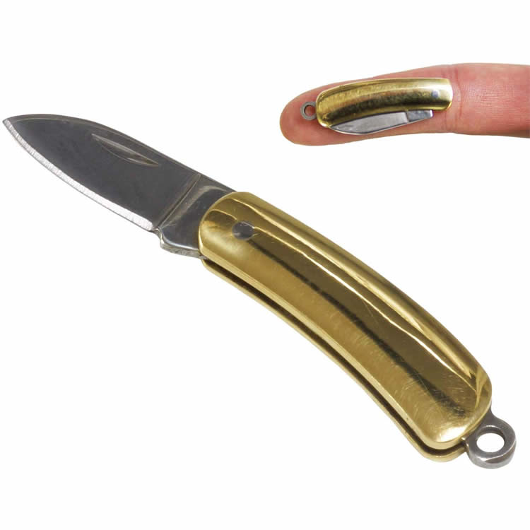 超小型ナイフ 指先サイズ 折りたたみ式 コンパクト 持ち運び キャンプ アウトドア 釣り レジャー ミニナイフ 携帯 PR-YUBIKNIFE  返品交換不可