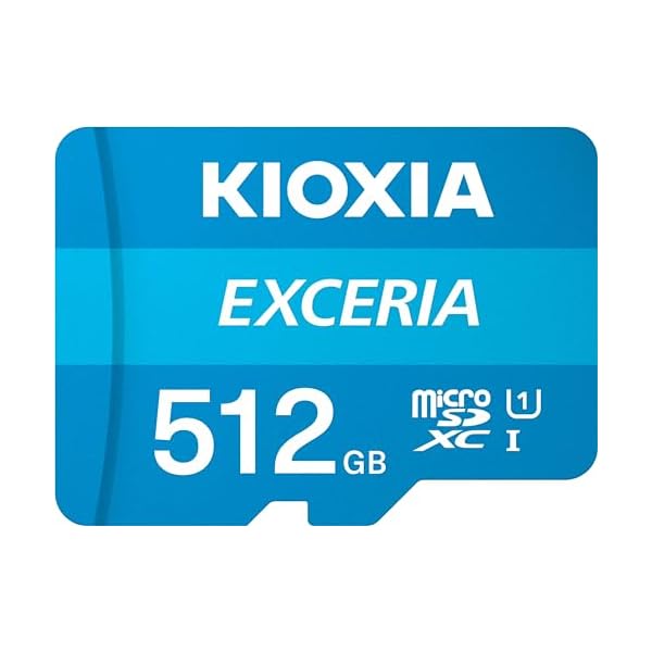 KIOXIA(キオクシア) 旧東芝記憶装置 microSD 512GB UHS-I Class10 (最大限度読出速度100MB/s) Nintendo Switch動くこと確