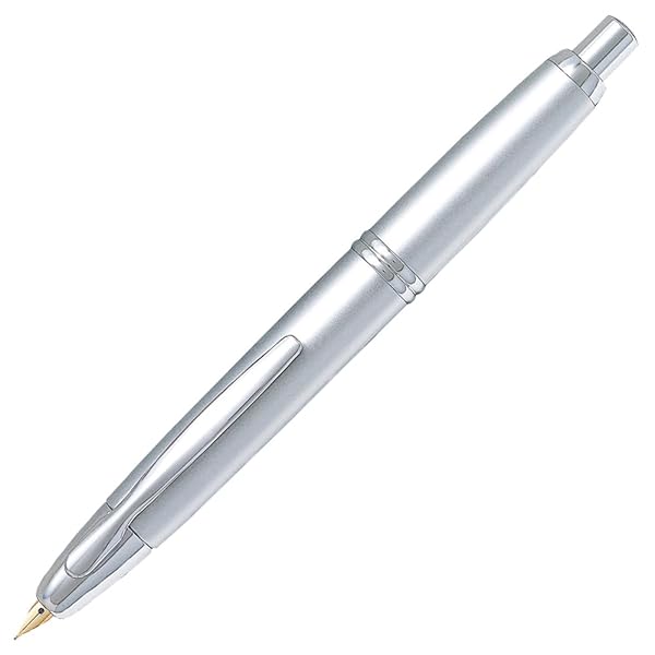 PILOT 筆 マンネンヒツ キャッ押し付ける S F しろがね色 FCN1MRSF