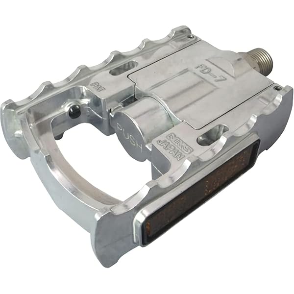 MKS(三ヶ島製造所) 銀輪 ペダル FD-7 折りたたみ 軽銀ペダル しろがね色