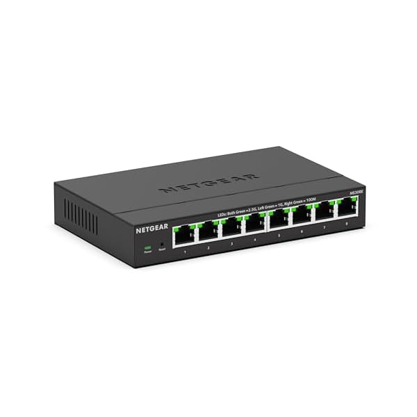MS308E マルチギガ(2.5G)8界面 アンマネージ・プラススイッチ