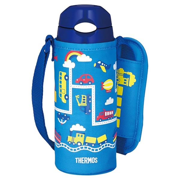 サーモス 吸い筒 無意味さ断熱麦わら瓶 400ml ブルーネイビー 保冷専用 FHL-402F BL-N